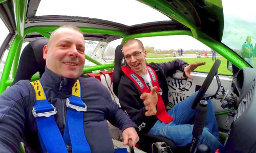 Drifting z Karol Wawer jego drift wozem BMW - Tor Rakietowa Wrocław